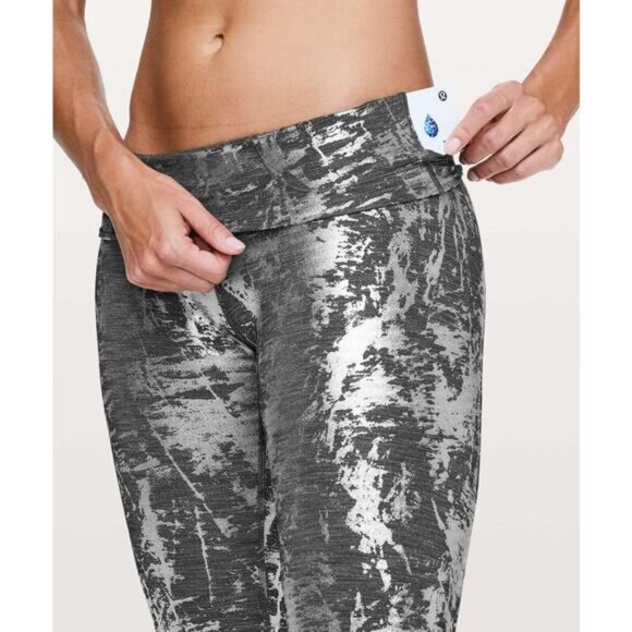 Lululemon Wunder Under Hi-Rise Tight Brindle Foil 28" 4 Crinkle Heather Brindle - Picture 3 of 8